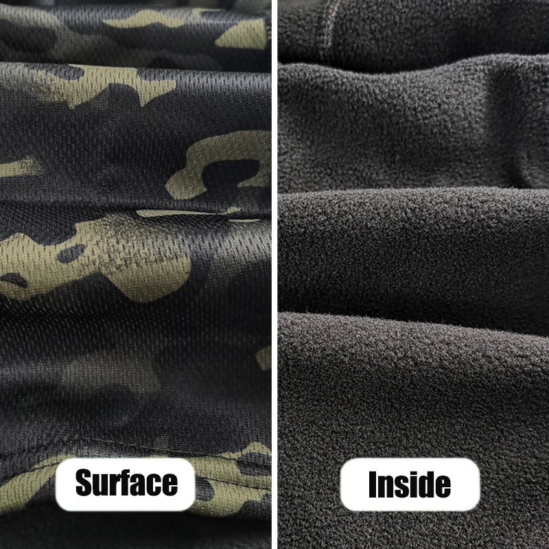 Winter Fleece Warm Camouflage Balaclava Outdoor Cold proof Ski Cycling Full Face