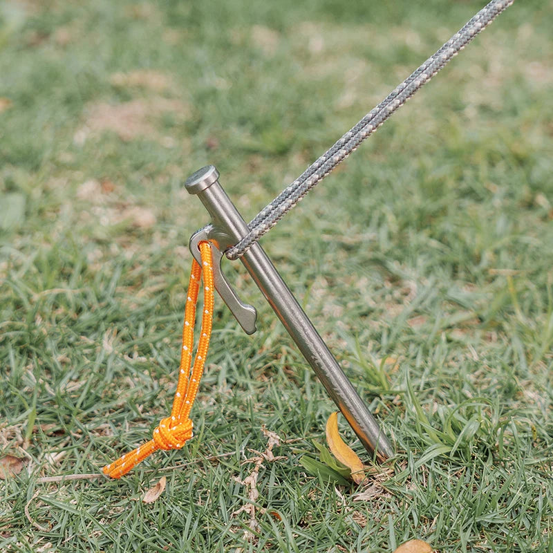 Boundless Voyage Titanium Alloy Tent Pegs Heavy Duty Nails Camping Stakes Hard