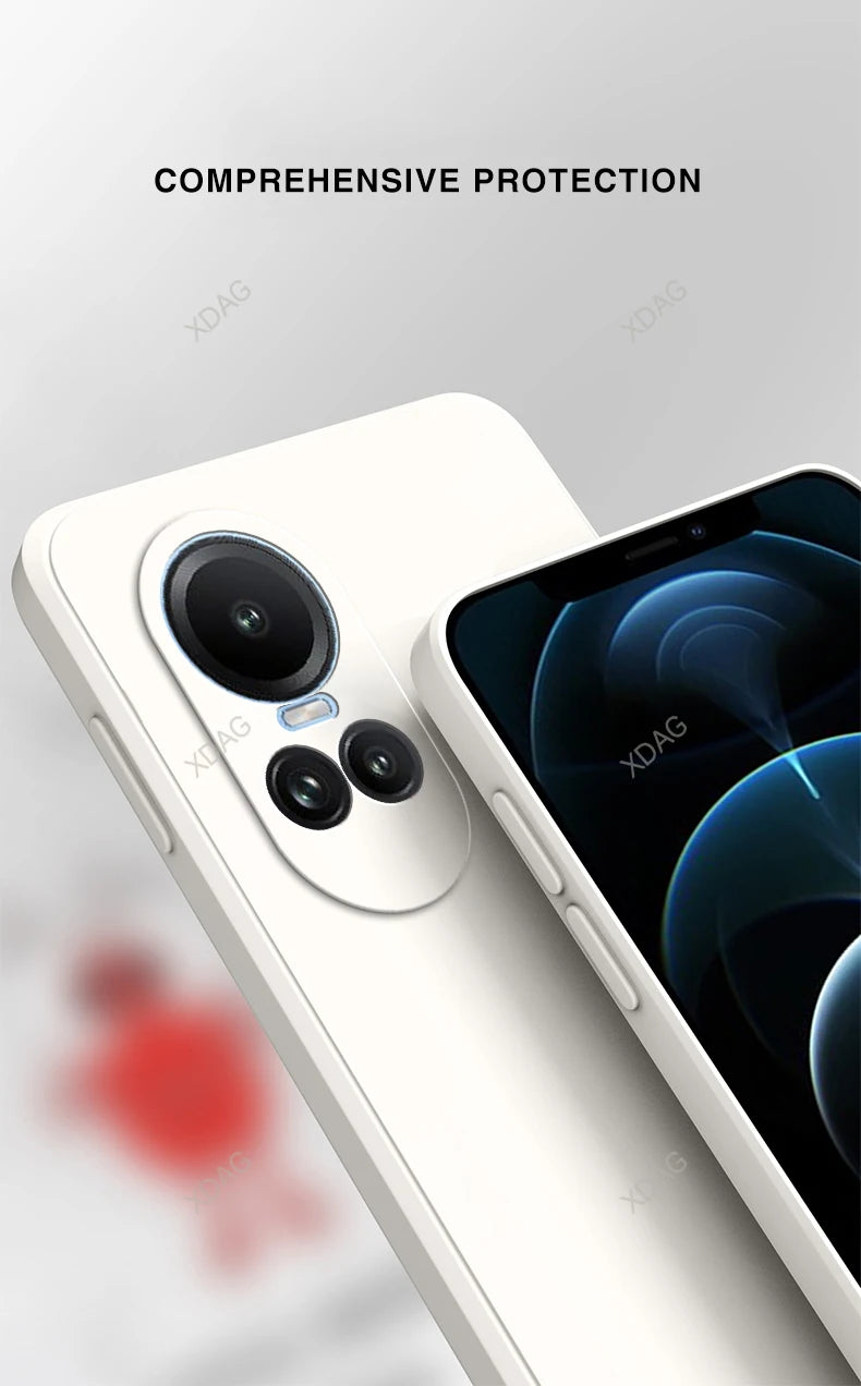 Interne, vlokken telefoonhoes voor Oppo Reno 10 Reno10 Pro 10Pro 5G Global