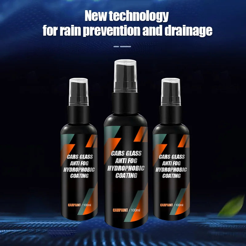 Auto Water Repellent Spray Anti Rain Coating For Cars Glass Hydrophobic Anti