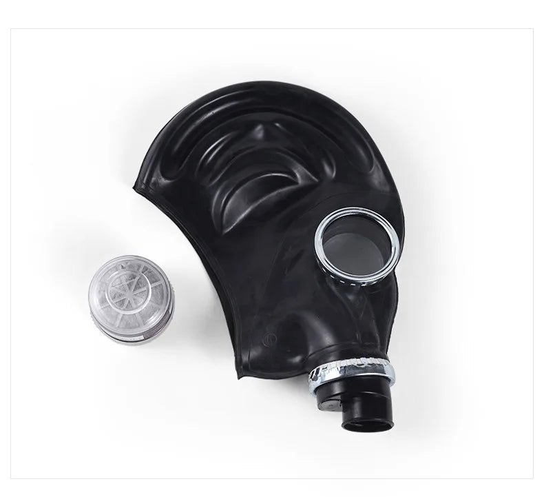 Creative Black Full Face Ghost Gas Mask Respirator Rubber Chemical Prevention