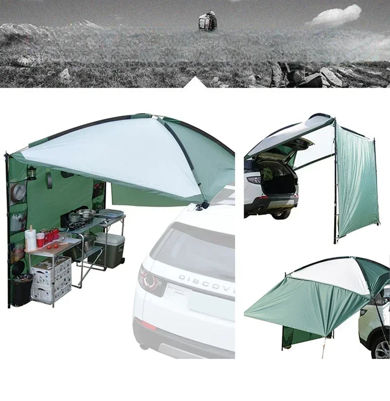 Arrival Car Side Canopy Outdoor Camping Vehicle Screen Large Triangular