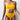 Of The Season Multi Color Bikini Strapless Sexy Fashionable Separate Swimsuit