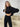 Bornladies Autumn Winter Womens Knit Leisure Set Mock Neck Half Zipper Long