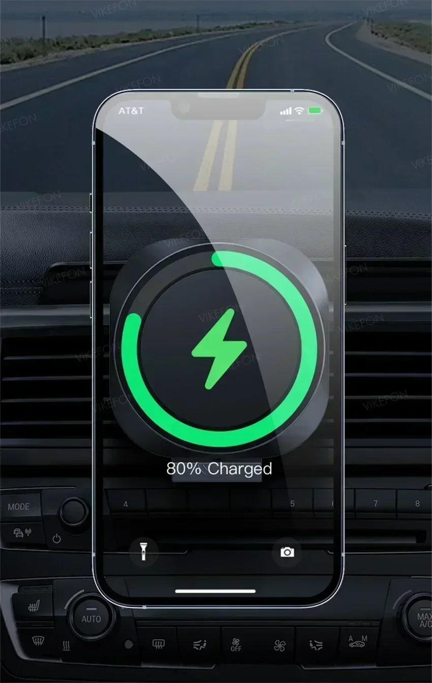 Magnetische draadloze autolader, autotelefoonhouder, autobeugel voor iPhone 16