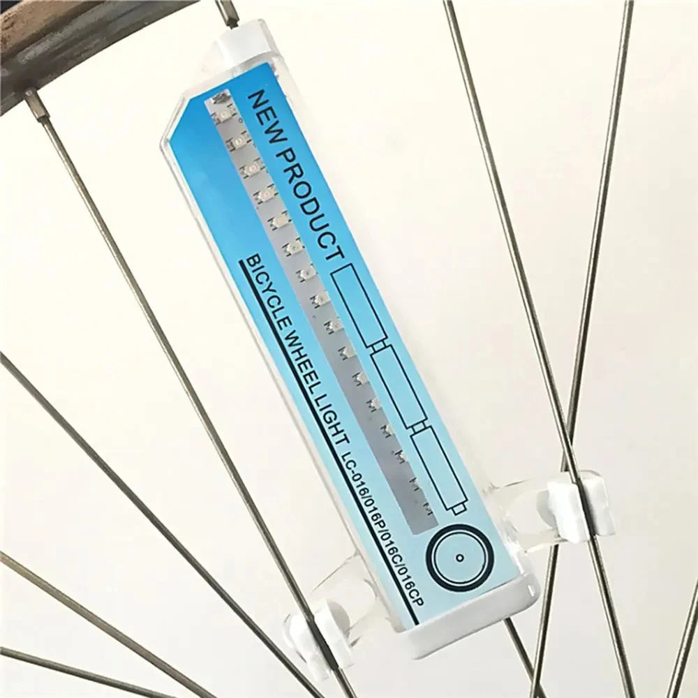 Fietswielverlichting Spaakverlichting Waterdicht Schokinductie Kleurrijke Fietsspaakverlichting