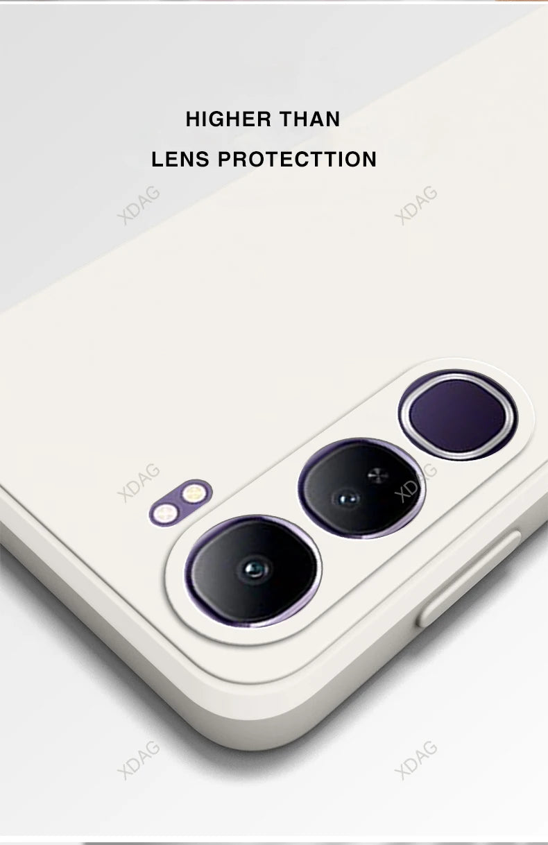 Accessoires voor Vivo V40 Lite IDN 5G 6.67 V2417 Simple Telefoonhoesje Vloeibaar