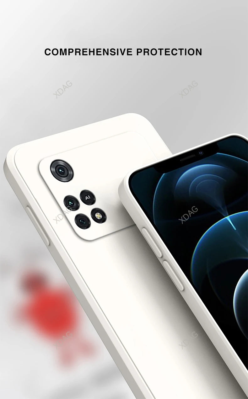 Mobiele telefoonhoesje voor Xiaomi Poco M4 Pro M4Pro 5G Eenvoudige lensbescherming