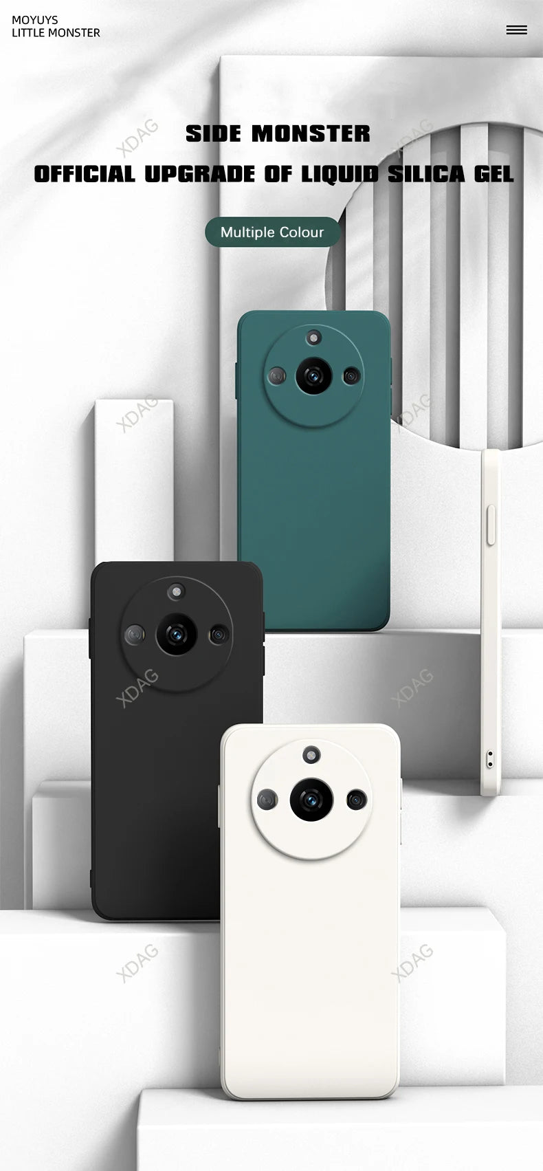 Telefoonhoesje voor Oppo Realme 11 Pro 11Pro Plus Pro+ 5G Eenvoudige lensbescherming