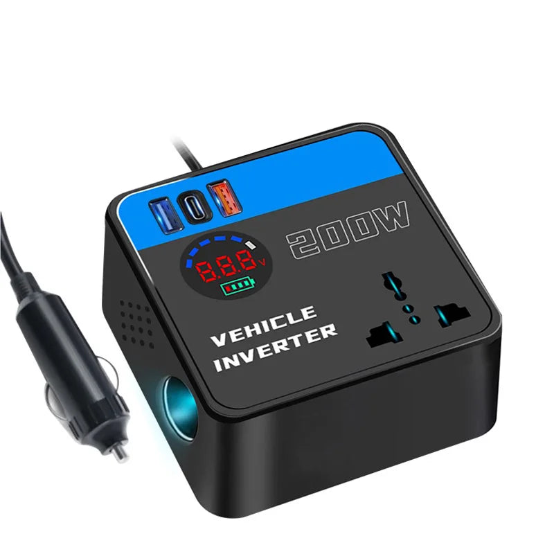 Car Inverter 12v24v to 110v220v Power Socket Conversion for Home Use