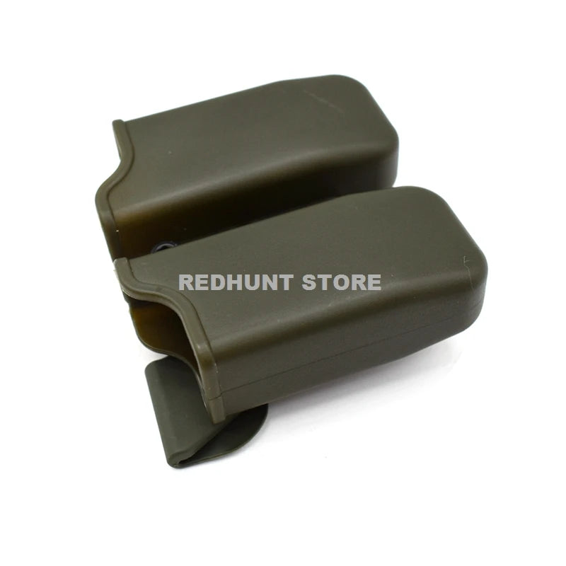 Tactical Double Magazine Holster Universal 9mm .40 Caliber Stack Mag Holder with 1.5 2 Inches Belt