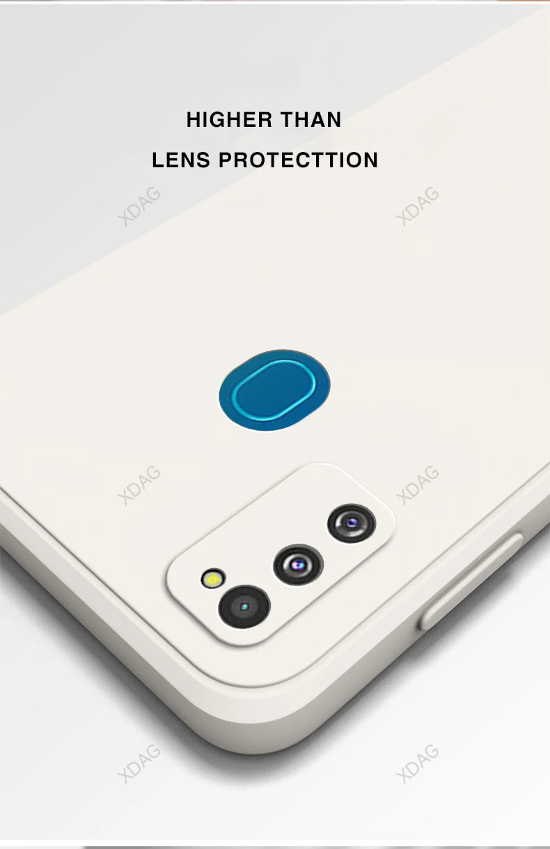 Klassieke, hoogwaardige hoes voor Samsung Galaxy M21 6.4 SM M215f SM M215f DS SM