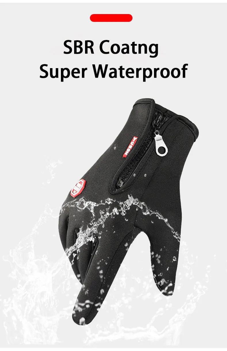 Buitenfiets handschoenen, fietsen voor warmte en antislip in herfst en winter
