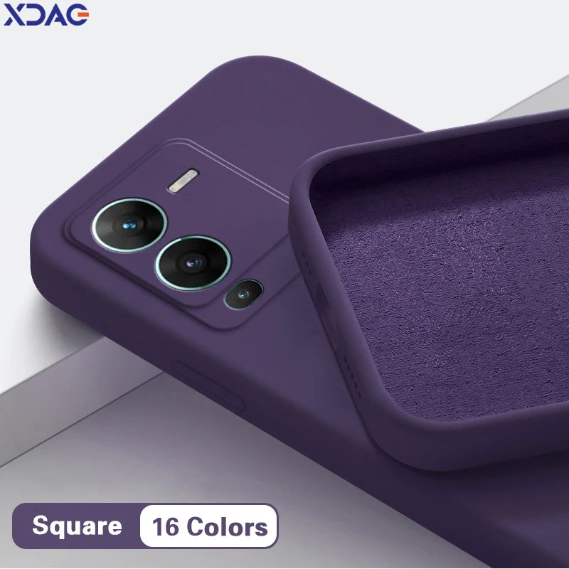 Mobiele telefoonhoesje voor Vivo V25 Pro V25Pro 5G Interne flocking Hoge kwaliteit