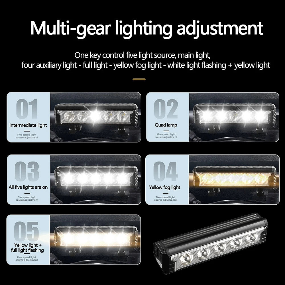 Bicycle Light Bike Front Lights Headlight Flashlight for Bicycle Rechargeable