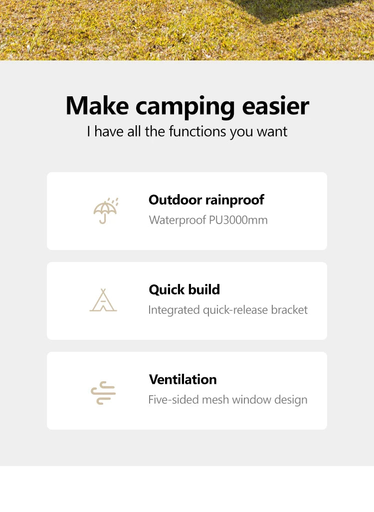 Sonuto Quick Setup Large Camping Automatic Tent 4 7 Person Double Hall Ridge