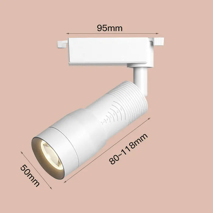 Verstelbare 5 6 8 10 Smalle stralingshoek Zwart Wit LED Focus Plafond