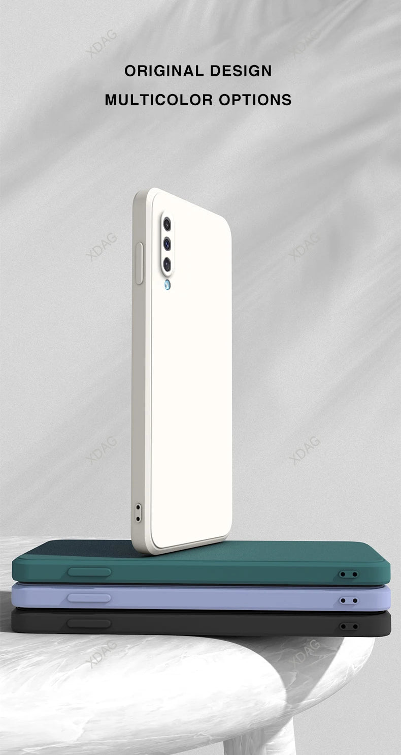 Telefoonhoesje voor Samsung Galaxy A70 A70e A70s A50 A50s Camerabeschermingsvloeistof