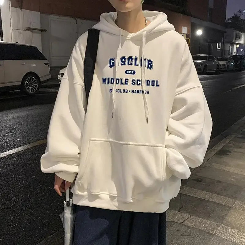 Sweatshirts For Man Hoodies Graphic Hip Hop Hooded White Men s Clothing