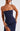 Mozision Strapless Rugloze Maxi-jurk met hoge split voor dames, mode, off-shoulder