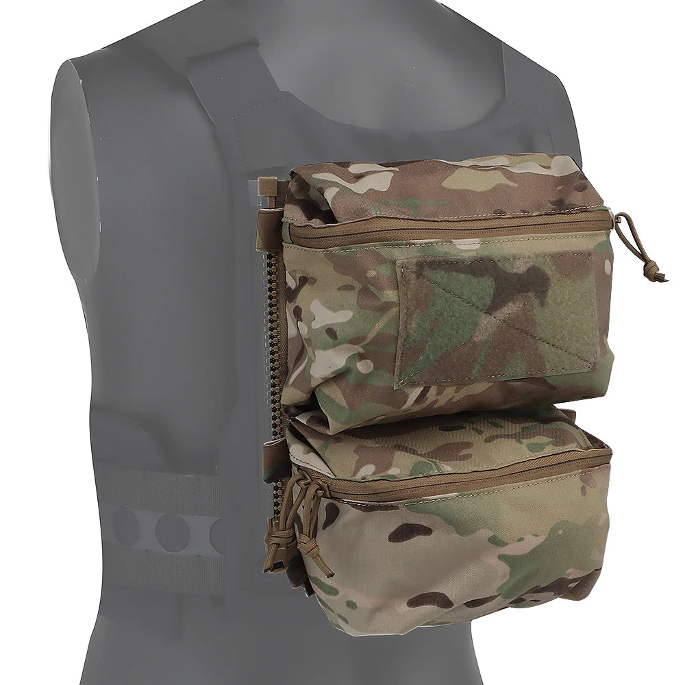 Tactical Fcpc V5 Back Panel Double Bag General Purpose Pockets Ferro Style