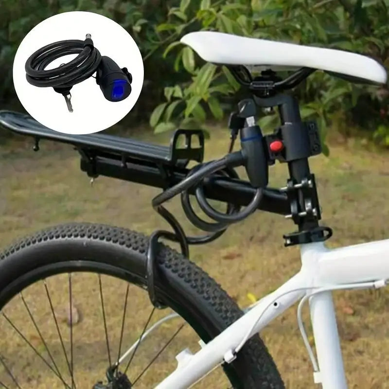 Heavy Duty Motorcycle Chain Lock 80cm Metal Anti Theft Bike Lock with 2 Keys for