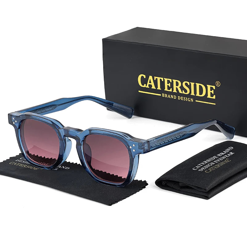 Caterside Retro Punk Men Sunglasses Square Personalized Design Glasses Women s