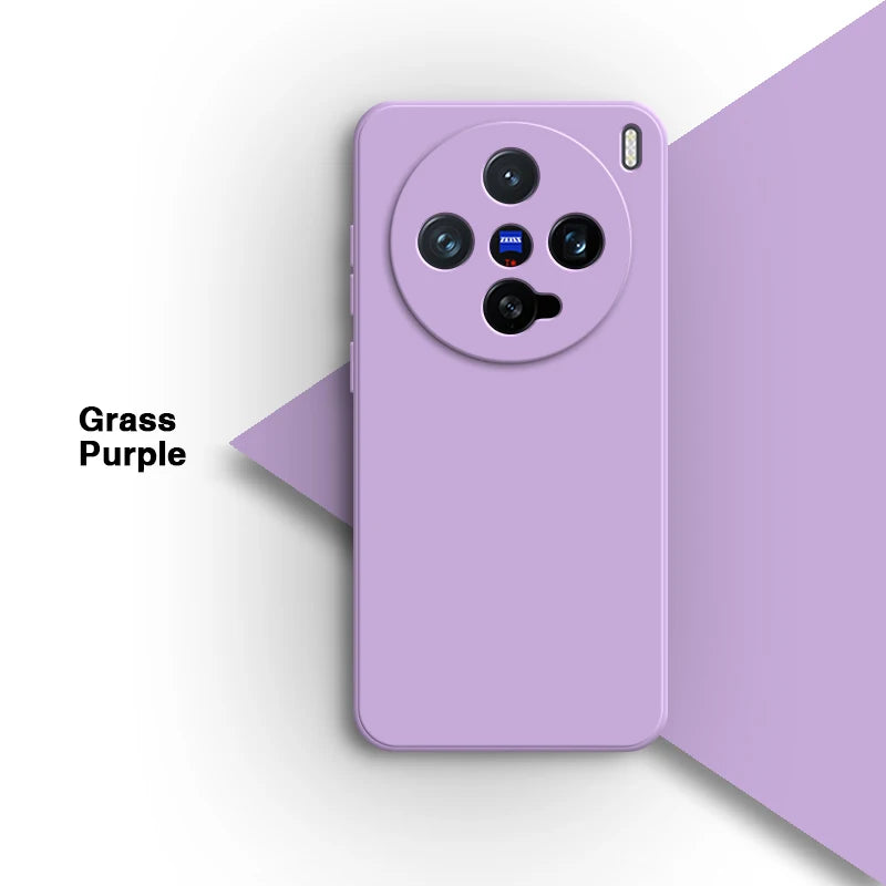 Eenvoudige telefoonhoes voor Vivo X200 Pro Mini 5G 6.31 Hoogwaardige vloeibare siliconen