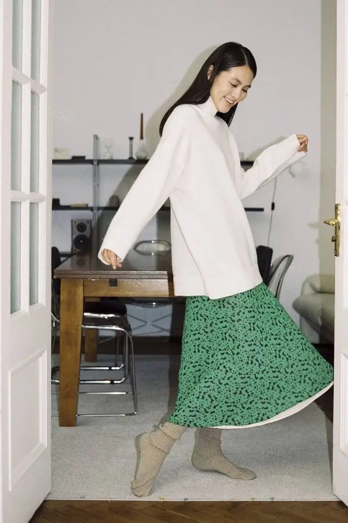 Bornladies Dames Turtleneck Trui Herfst Dikke Warme Trui Tops Winter