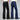 Men s Four Seasons Flared Jeans Mid Waist Stretch Boot Cut Business Fashion