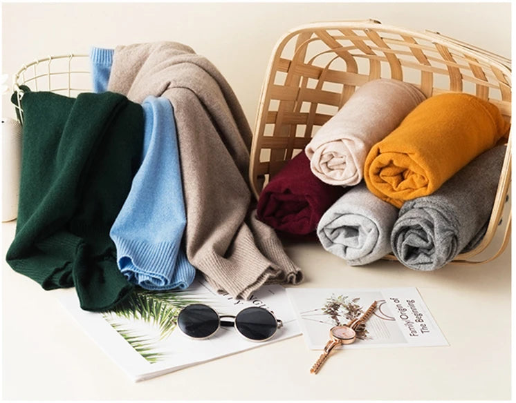 Classic Pullover V Neck Sweater Men Autumn Winter Cashmere Cotton Blend Warm Jumper Clothes Pull