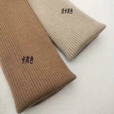 2 stuks dikke elastische ribstof voor het naaien van mouwen, broekmanchetten en kleding, doe-het-zelf