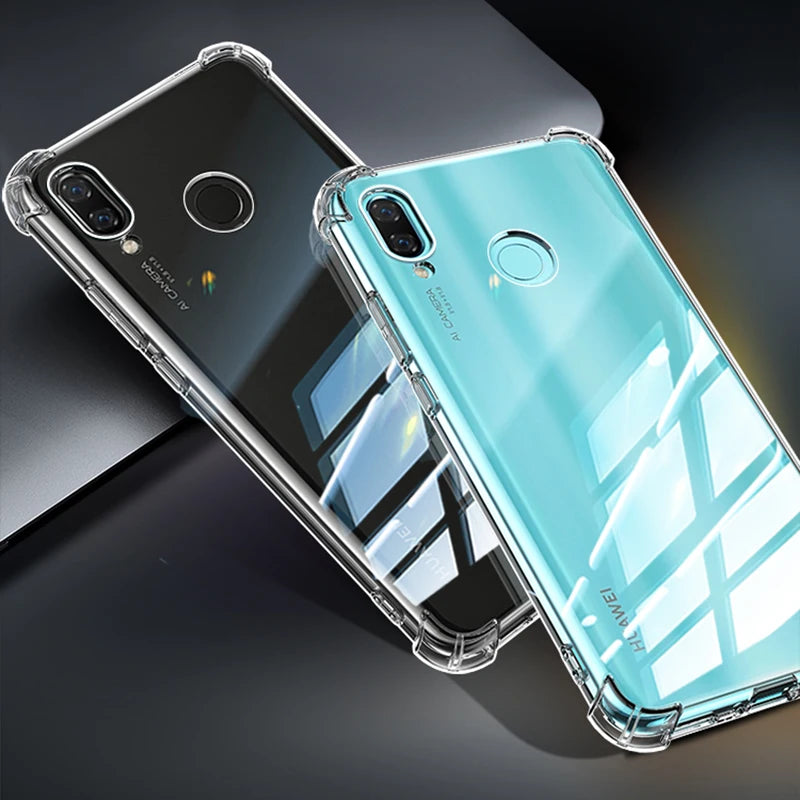 Airbag zachte siliconen telefoonhoes voor Huawei Nova3 Nova 3 3i 3E 2s 2i 2 Plus