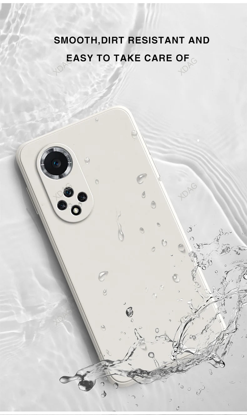 Eenvoudige telefoonhoes voor Huawei Nova9 Nova 9 Pro SE 9Pro 9SE 5G Hoge kwaliteit vierkant