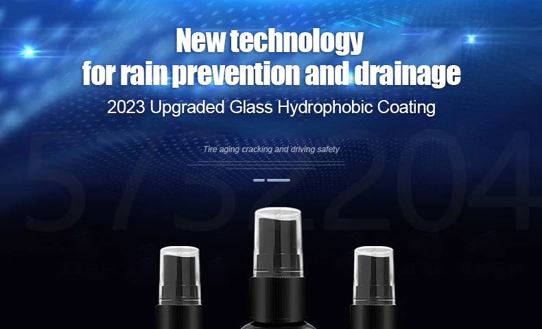 Auto Water Repellent Spray Anti Rain Coating For Cars Glass Hydrophobic Anti