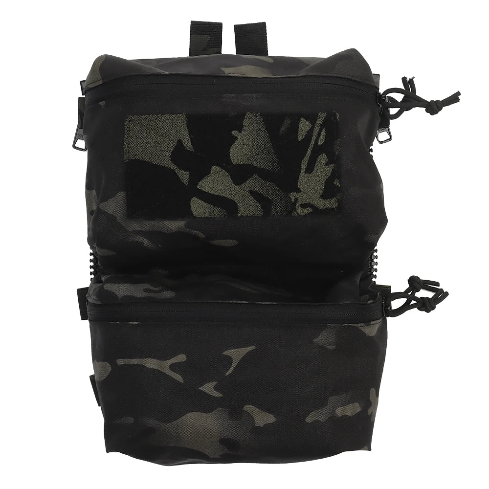 Tactical Fcpc V5 Back Panel Double Bag General Purpose Pockets Ferro Style
