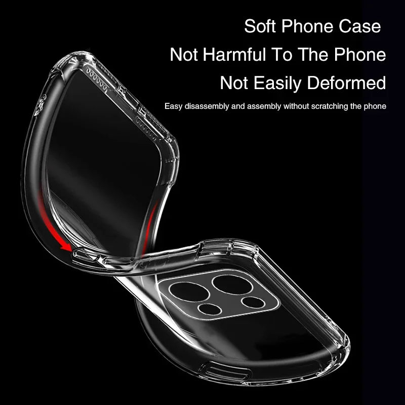 Airbag Clear telefoonhoesje voor Oppo Reno 13 Reno13 Pro F FS 13Pro 13F Reno13F S