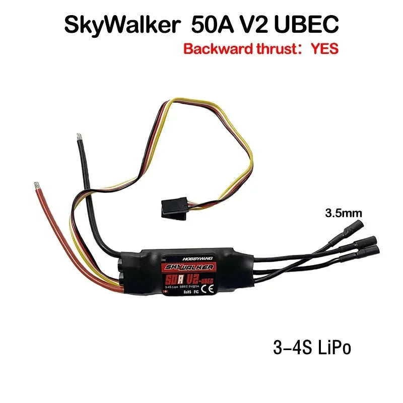 Hobbywing Skywalker 20a 30a 40 50a 60 80a 100a Brushless Esc Speedcontroler With