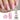 Born Rretty 15ml Milky White Glitter Gel Nail Polish Pink Apricot Glitter