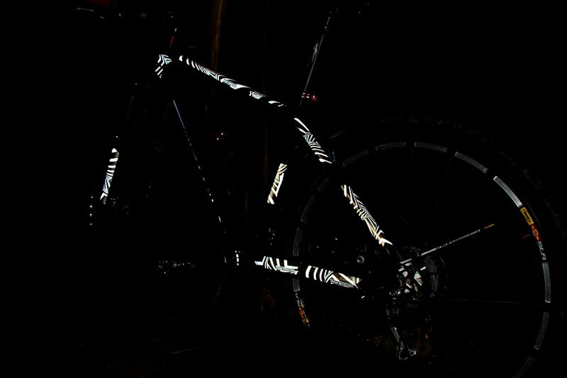 Enlee Fietsframe Reflecterende Film Fiets Krasbescherming Fietsframe