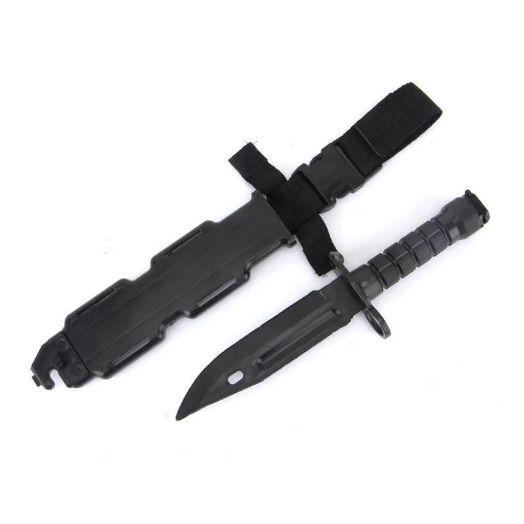 M9 Dagger Airsoft Rubber Knife Training Martial Arts CS Cosplay Halloween Soft Knives Dagger Model