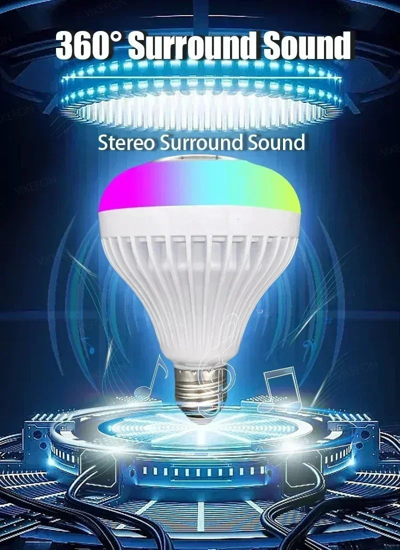 Bluetooth-luidspreker LED-muzieklamp met ingebouwde draadloze smart