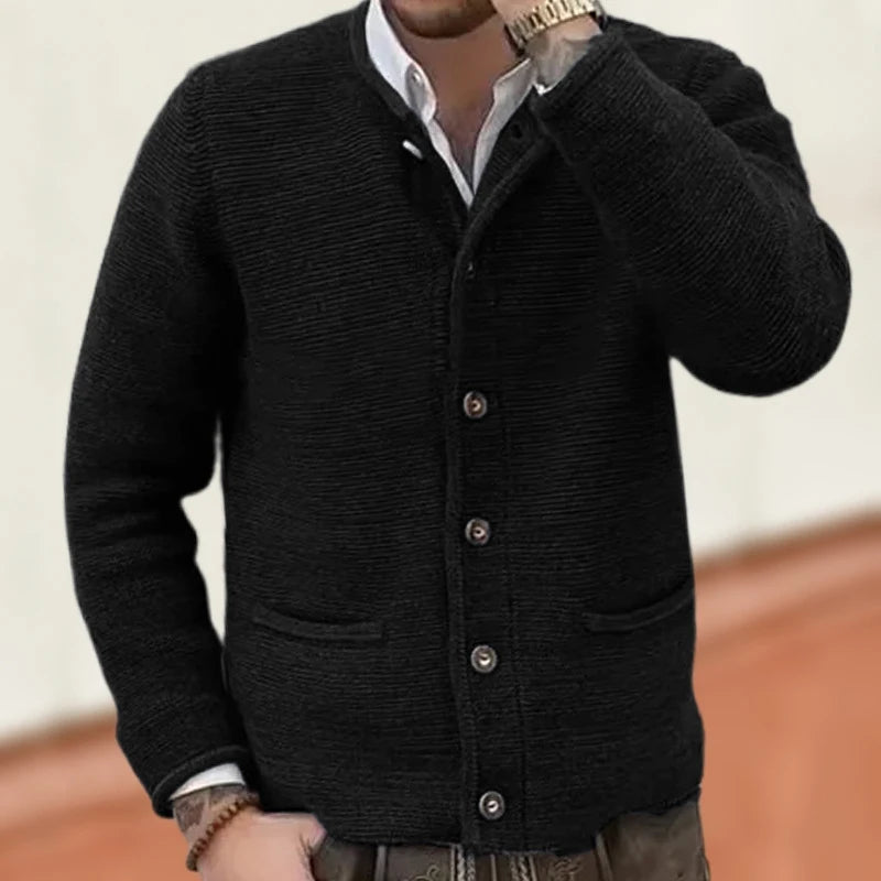 Casual Long Sleeve Slim Knitting Sweater Mens Cardigans Fall Winter Fashion