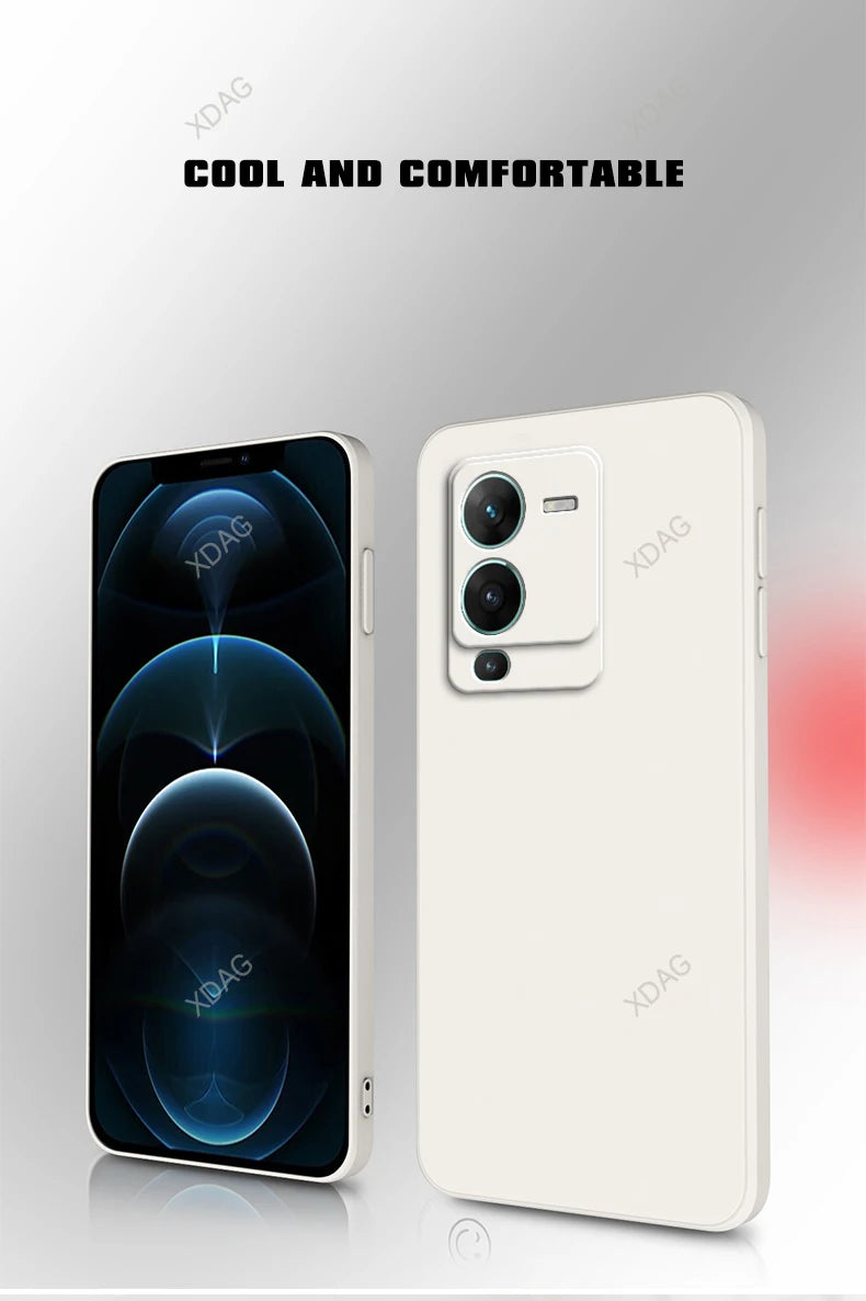 Mobiele telefoonhoesje voor Vivo V25 Pro V25Pro 5G Interne flocking Hoge kwaliteit