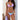 Sexy Tie Dye With Sarong Bikini Female Swimsuit Women Swimwear Three pieces