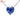 925 silver heart shape 10 10mm Royal blue Cornflower Blue color lab grwon created sapphire