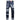 Luxe Graffiti Patchwork Print Herenjeans Hip Hop Stijl Lichtgewicht Denim Broek