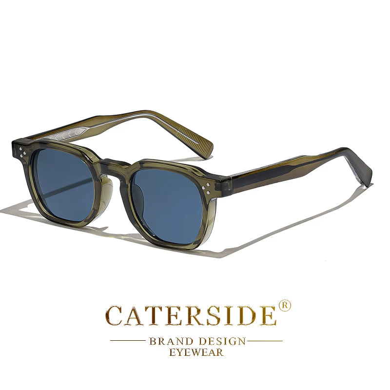 Caterside Retro Punk Men Sunglasses Square Personalized Design Glasses Women s