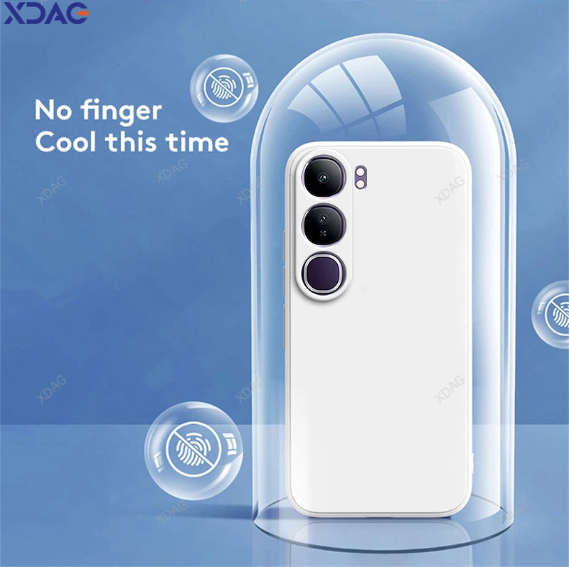 Accessoires voor Vivo V40 Lite IDN 5G 6.67 V2417 Simple Telefoonhoesje Vloeibaar