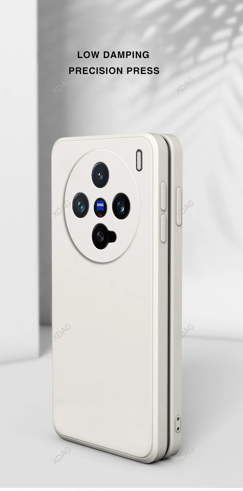 Eenvoudige telefoonhoes voor Vivo X200 Pro Mini 5G 6.31 Hoogwaardige vloeibare siliconen